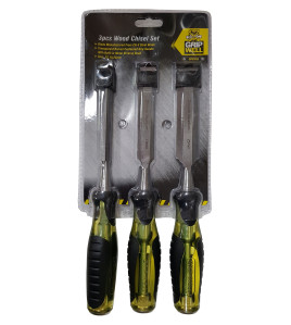 3pc Chisel, 13mm, 19mm, 25mm