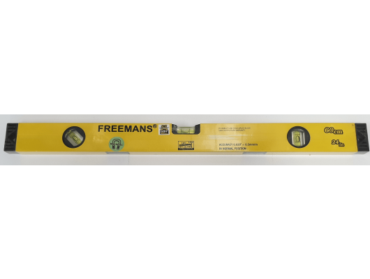 24" Fluro Yellow Spirit Level