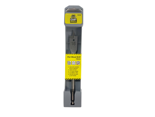 Flat Drill K 16mm wood/alum/pvc