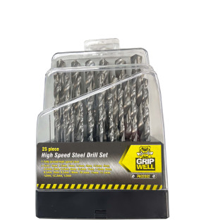 25Pc 1-13mm Drill Bit Set