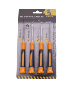 4Pc Mini Hook and Pick Set