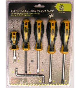 6Pc Screwdriver set