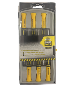 6Pc Precision Screwdriver Set in Case