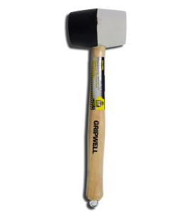16oz/450g Black &amp; White Rubber Mallet
