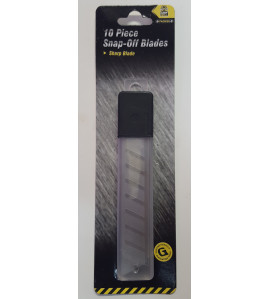 10Pc Blades for Snap-off Knife