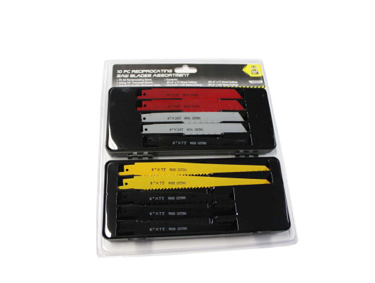10Pc Reciprocating Saw blades 