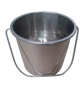 9L Stainless Steel Bucket w/Handle