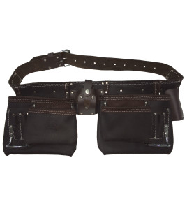 Double Trade Oil Tan Leather Pouch