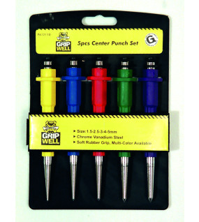 5PC CRV Centre Punch set