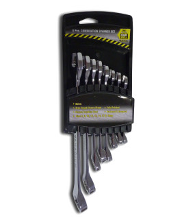 8PC Round Rack Metric (mm) Combination Spanner Set