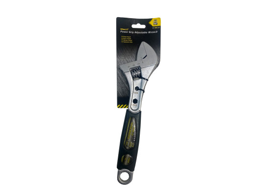 12" HQ Adjustable wrench with cushion handle