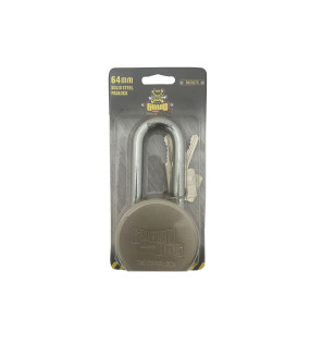63mm long shank Industrial Steel Padlock