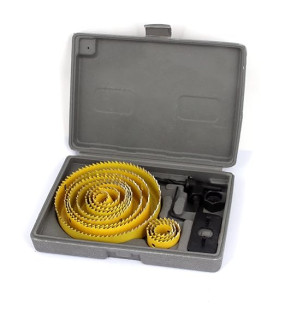 16Pc Holesaw Set 19mm-127mm