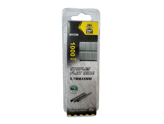 Fine Wire / Narrow Crown Staples 8mm, 1000pcs (0.7mm)