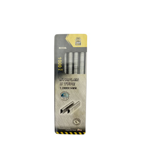 U-Type Staples 14mm, 1000pcs (1.2mm)