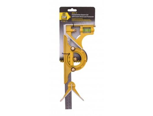 12" / 300mm Combination Square with Protractor