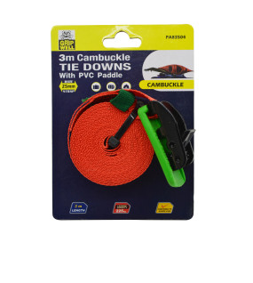 3m Paddle Cam Buckle (225kg LC)