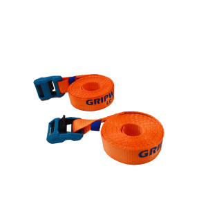 2pc PVC Cover Cambuckle Strap 25mm x 3m (250kg LC)
