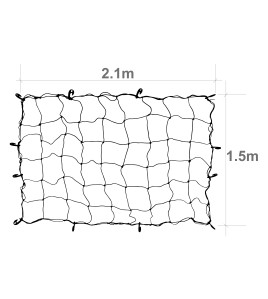 Truck Net 1.5 x 2.1m (5&quot; x 7&quot;) with 12 hooks