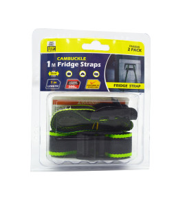 2pc Fridge Strap Cambuckle 25mm x 1m (300kg LC)