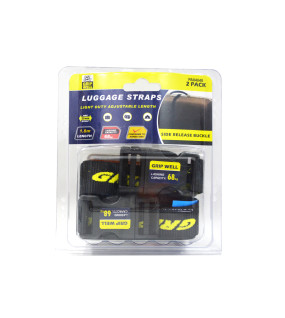 2pc Luggage Strap 25mm x 1.8m (68kg LC)
