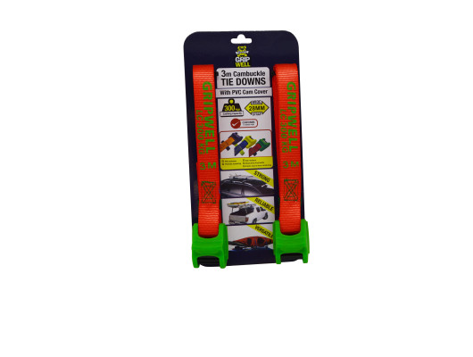 2pc PVC Cover Cam Buckle 3m – Green/Red