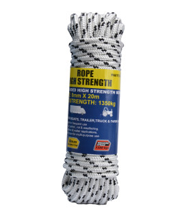 Polyester High strength Rope 8mm x 20m