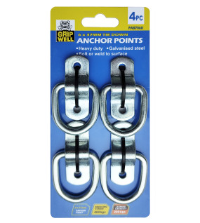 4pk  Anchor points , Lashing capacity 200 kgs